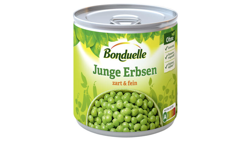 Gemüse und Hülsenfrüchte in der Dose