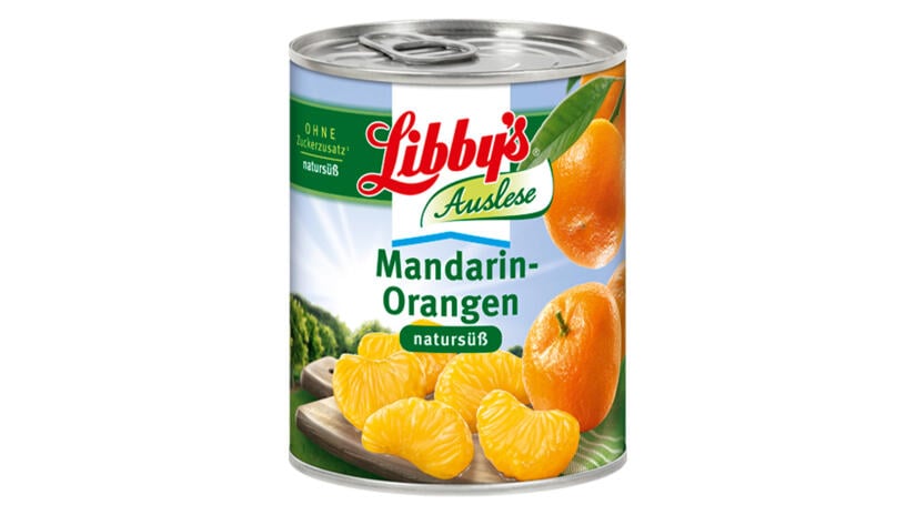 Obst in Dosen oder Gläsern