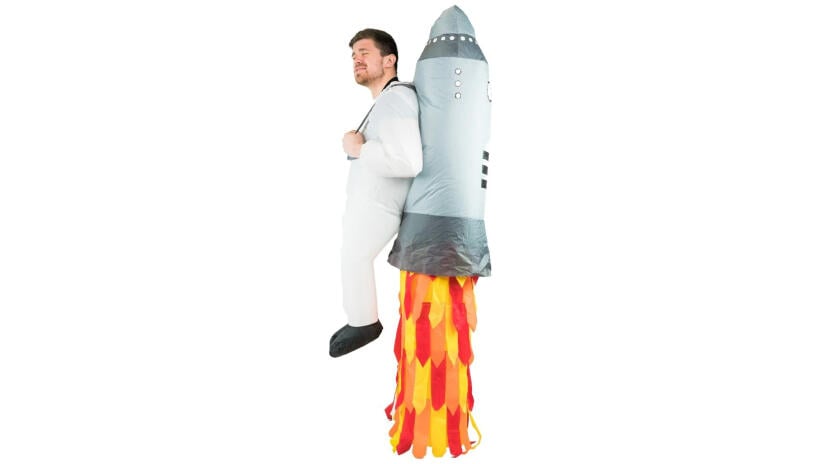 Aufblasbares Jetpack Kostüm