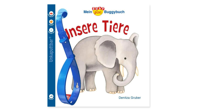 Baby-Pixi-Buggybuch: Unsere Tiere (ab 9 Monaten)