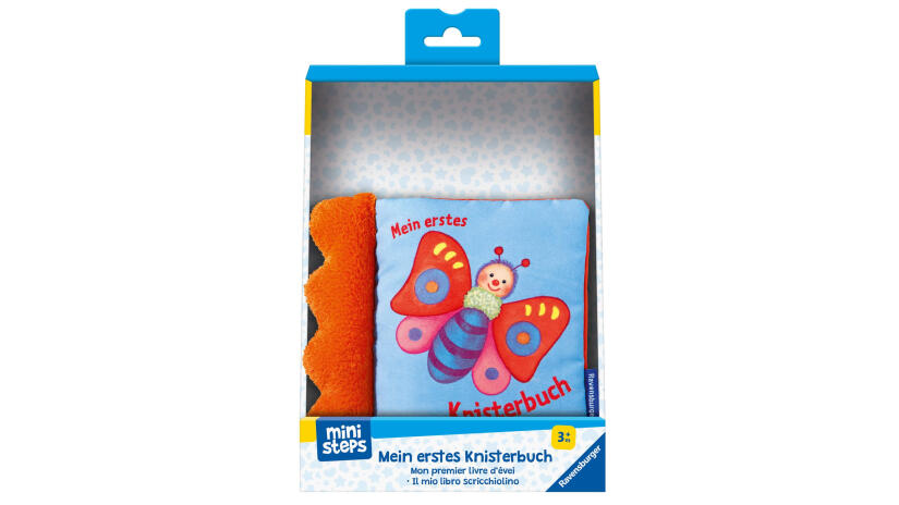 ministeps: mein erstes Knisterbuch (ab 3 Monaten)