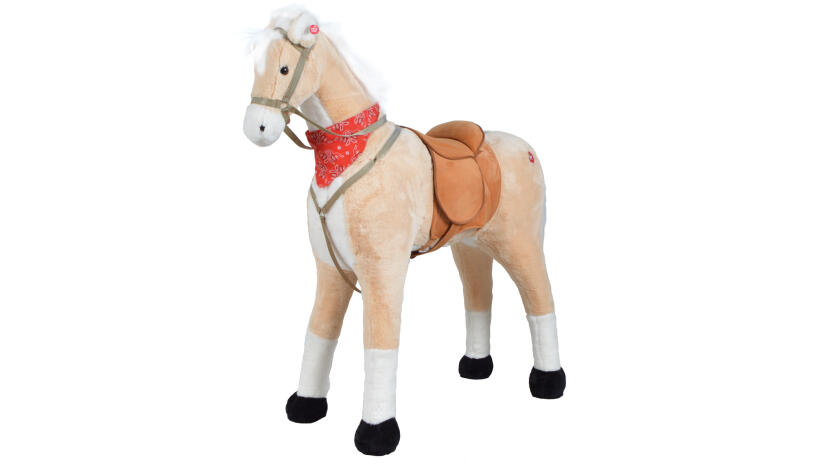 Riesen-Plüsch-Pferd zum Draufsitzen
