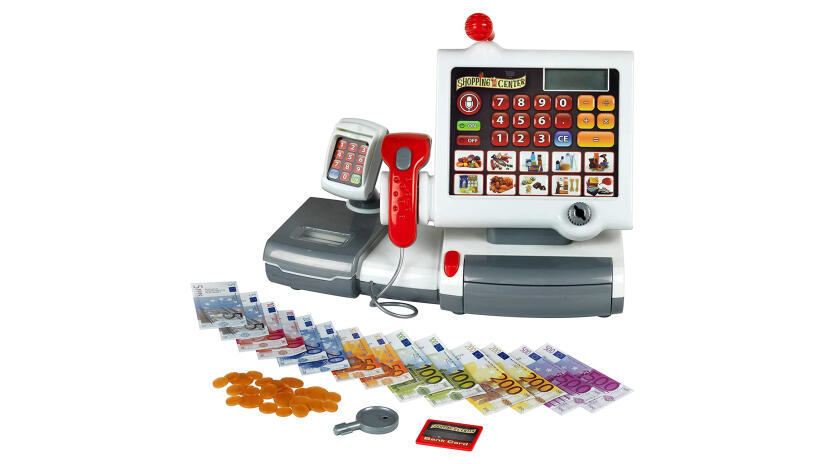 Spielzeug-Kasse mit Licht- und Soundfunktion