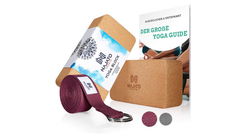 100 % Natur: Yoga-Block-Set