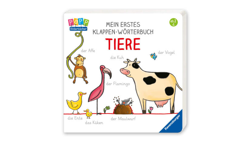 Mein erstes Klappen-Wörterbuch: Tiere