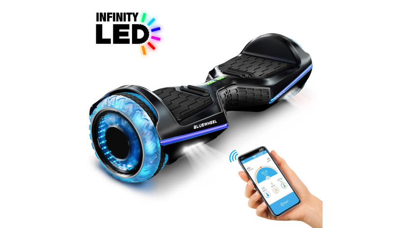 Leuchtendes Hoverboard